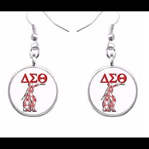 Delta Sigma Theta Sorority Earrings